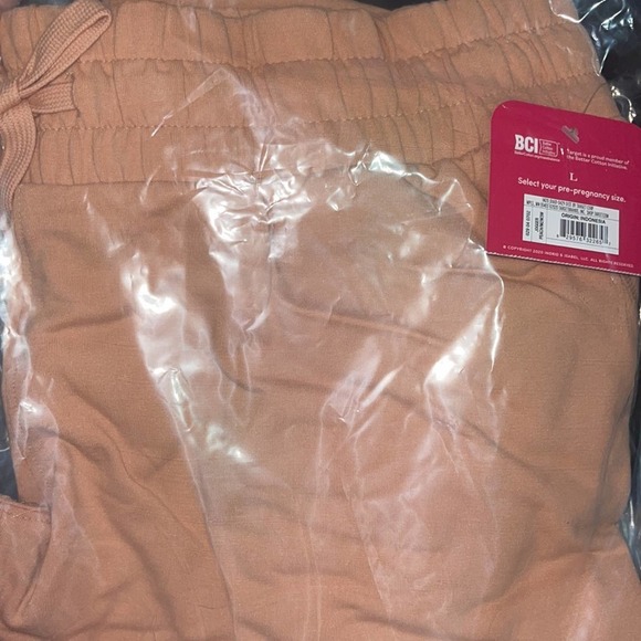 Isabel Maternity by Ingrid & Isabel Match Back Maternity Jogger Pants NWT Sz L - Picture 3 of 3